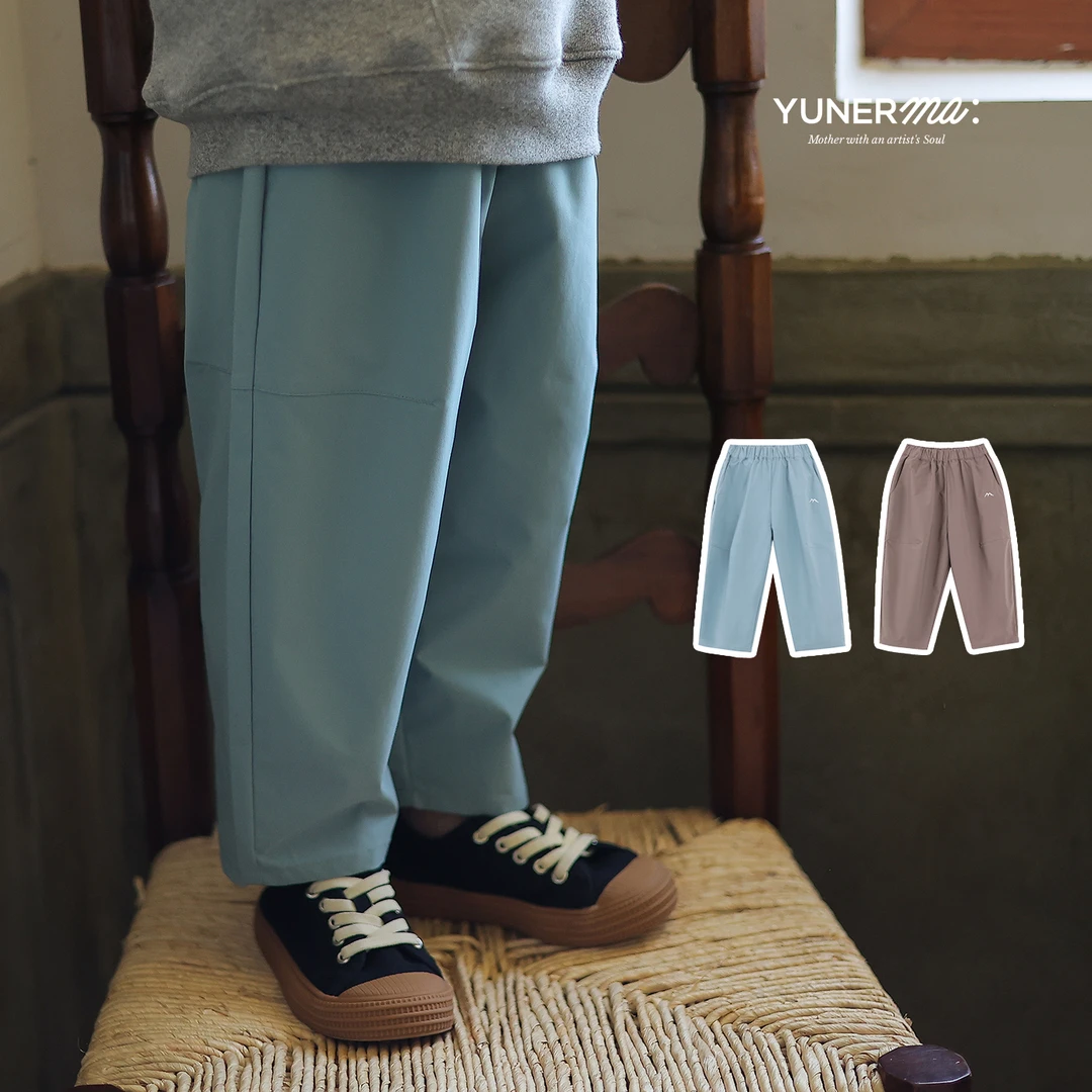 允儿妈女童秋季新款山系户外休闲裤宝宝儿童春秋洋气百搭气球裤潮