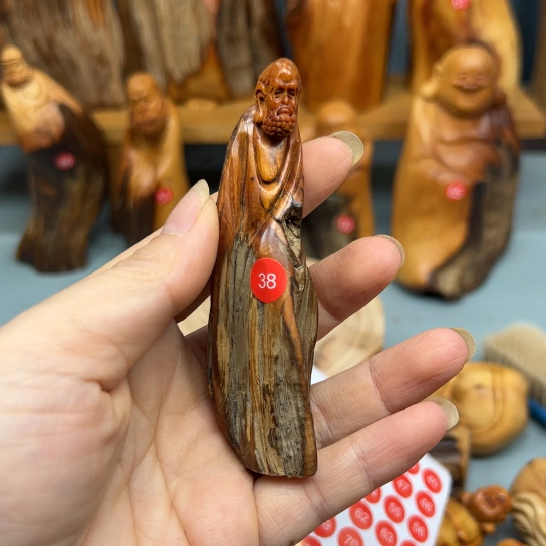 北***九木崖柏木摆件手把件，