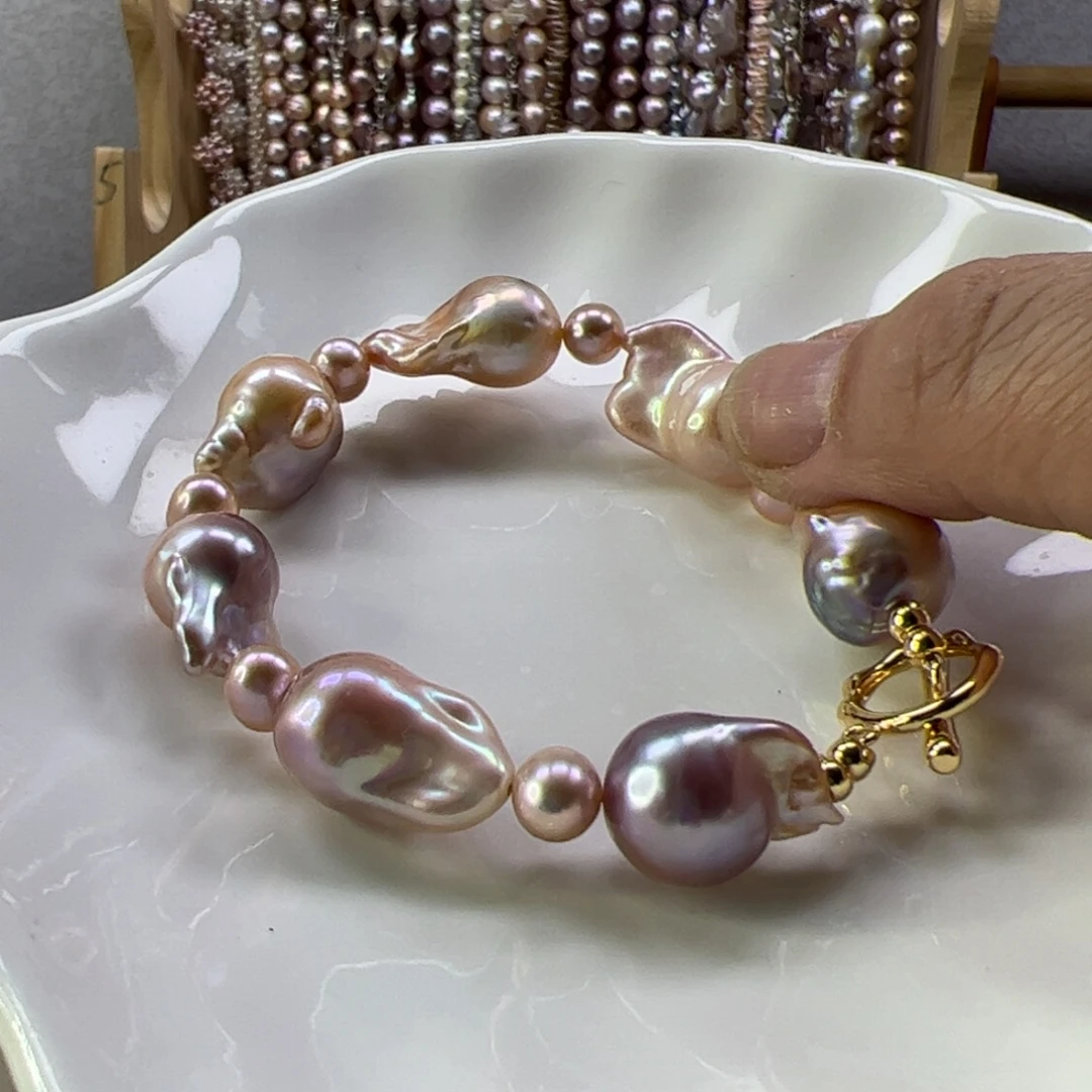 淡水珍珠合金手绳691