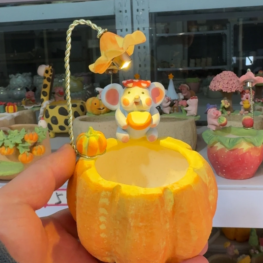 厂家直销手工花盆摆件