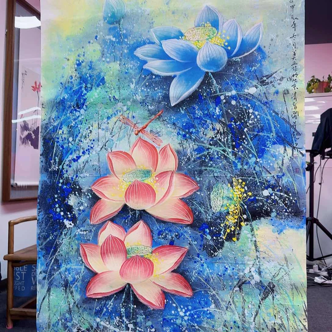 国画多次参加国内外大型会议