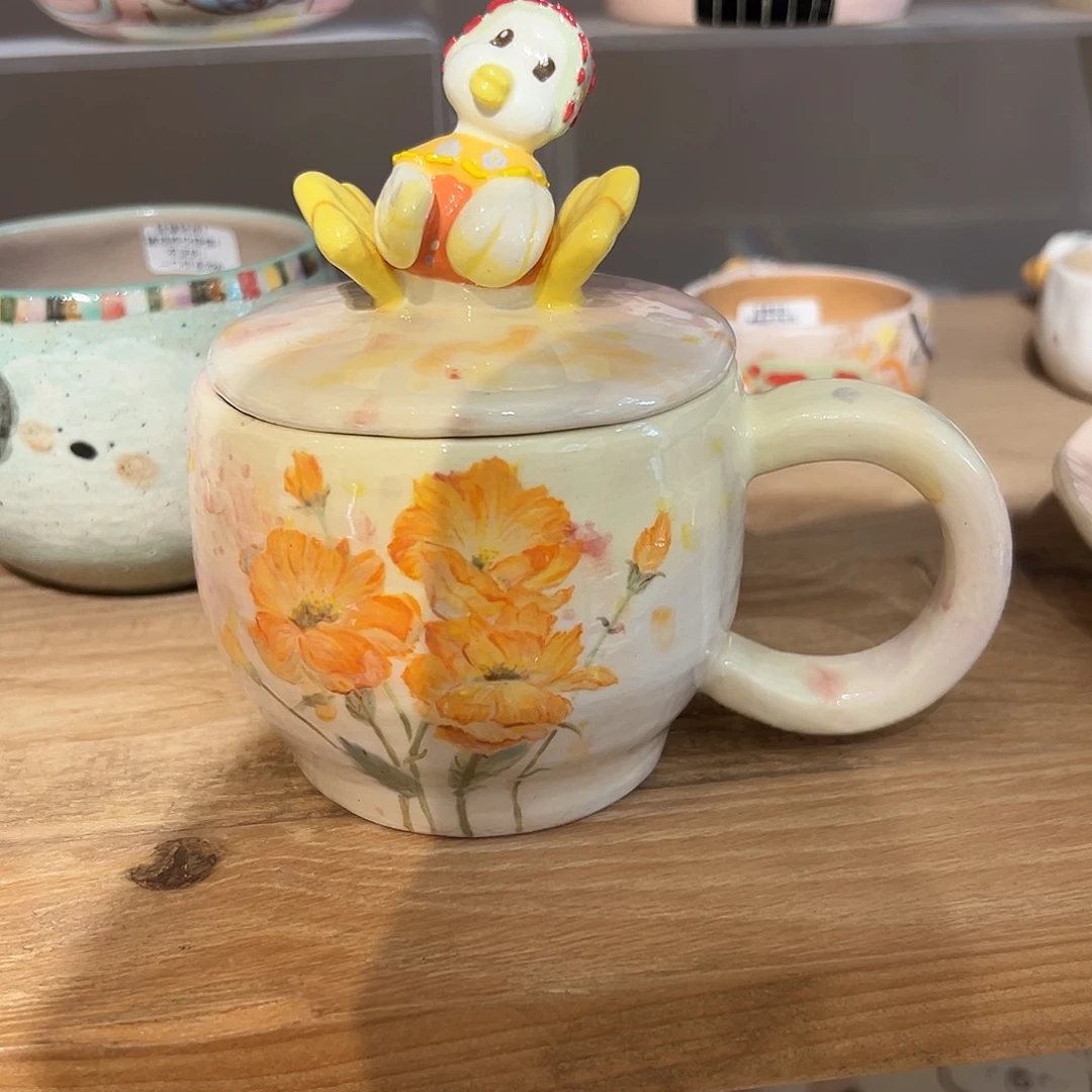 陶瓷手作陶瓷手作?*子盖杯手作陶瓷