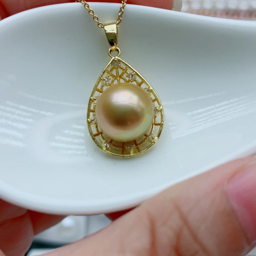 淡水珍珠未镶嵌颈饰11mm
