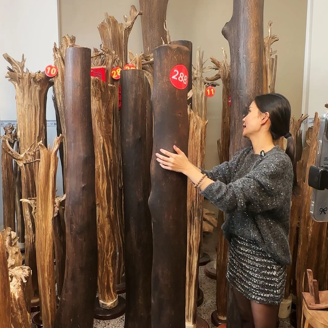 沉香木摆件沉香原木工艺品摆件➕底座