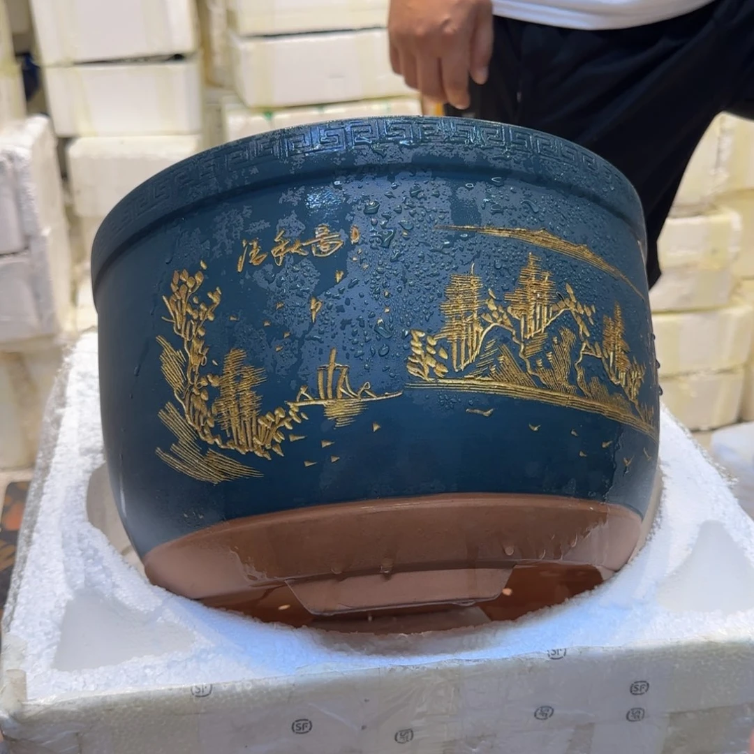 紫砂花盆口径30.20口径