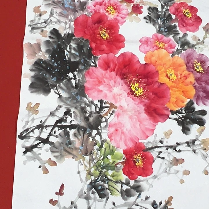 国画本人纯手绘手绘作品