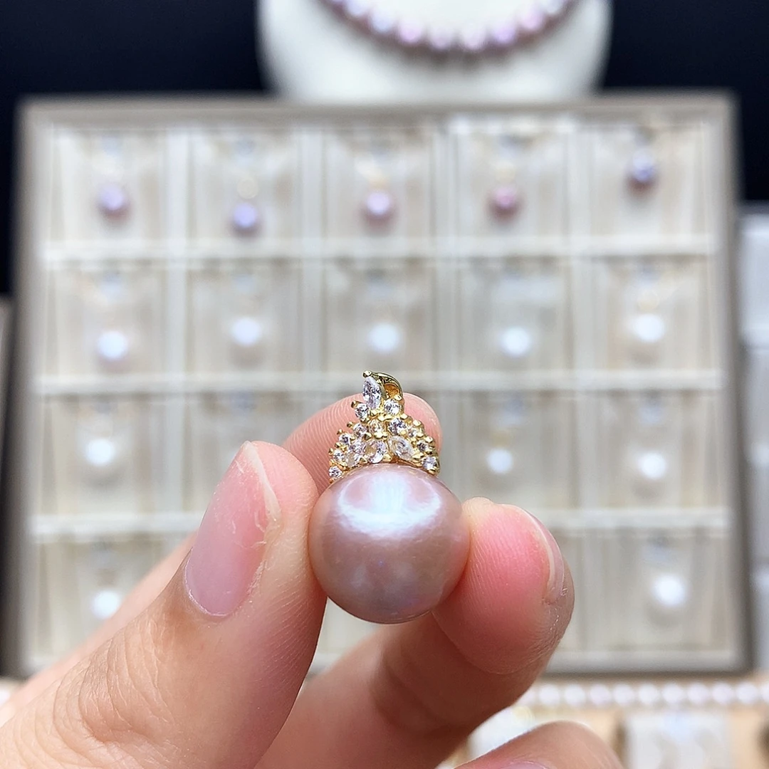 颈饰合金淡水珍珠
