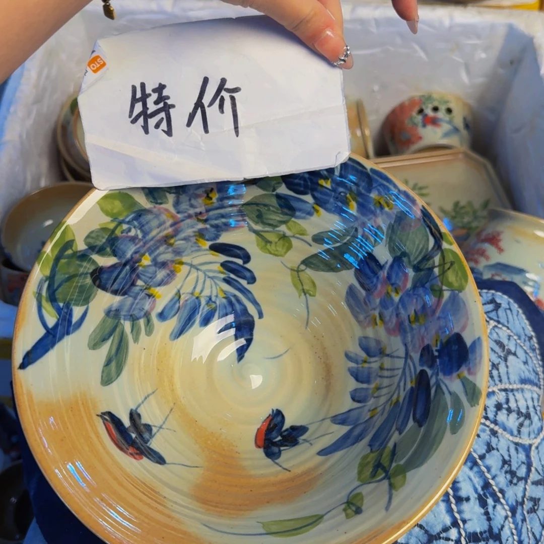 瓷片景德镇陶瓷手工手绘