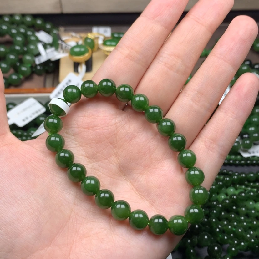 【闪购商品】手串未镶嵌和田玉（碧玉）一**饿8m