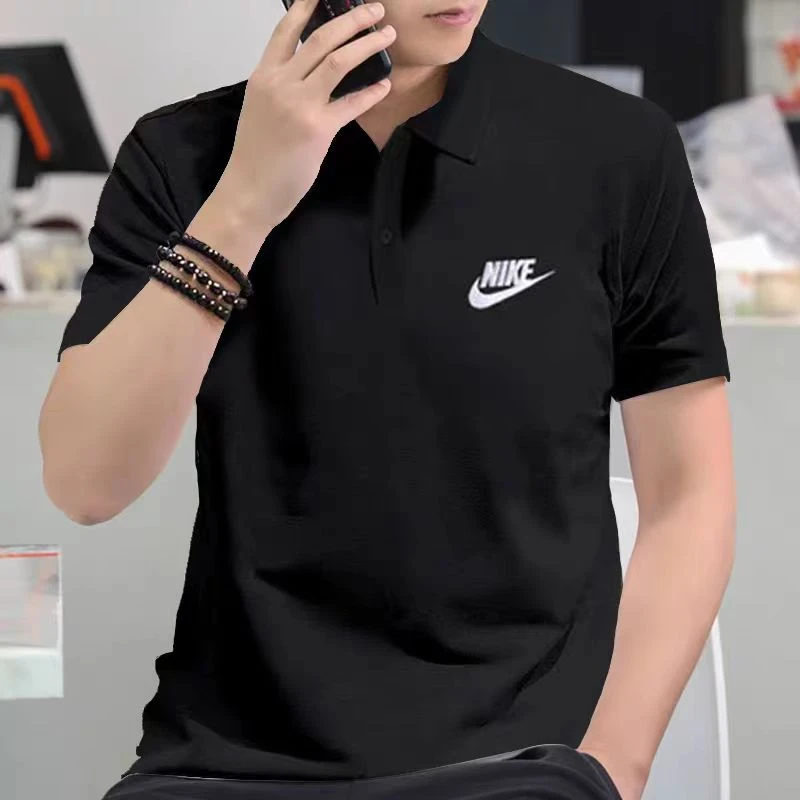 Nike/耐克正品polo衫短袖男子针织纯棉翻领休闲运动CJ4457-010