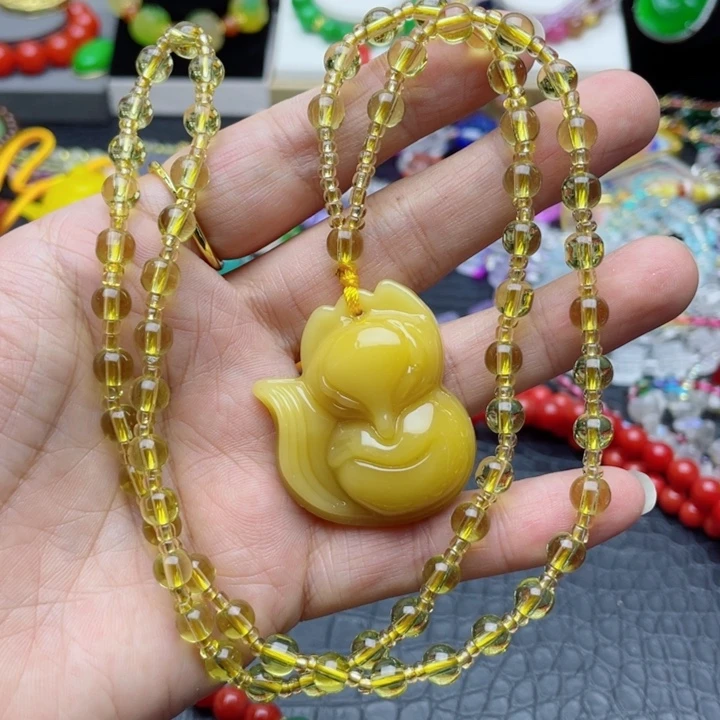 树脂制品123号九尾吊坠