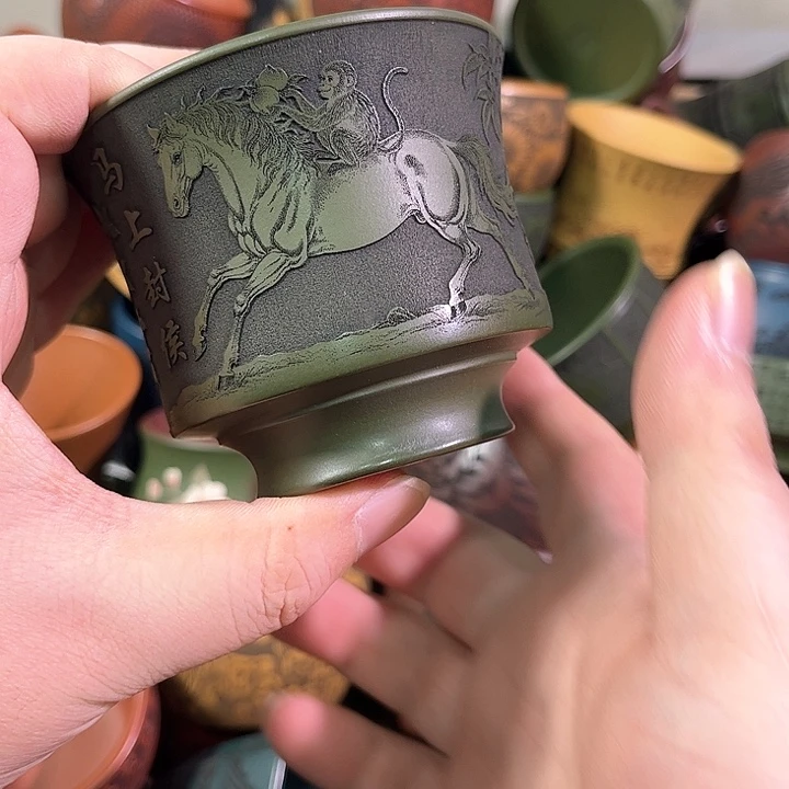 茶杯紫砂全手工紫砂主人杯