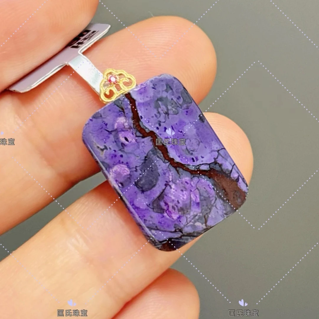 匡氏 18K舒俱来无事牌吊坠  Z-HL-A7803（多样性发一）