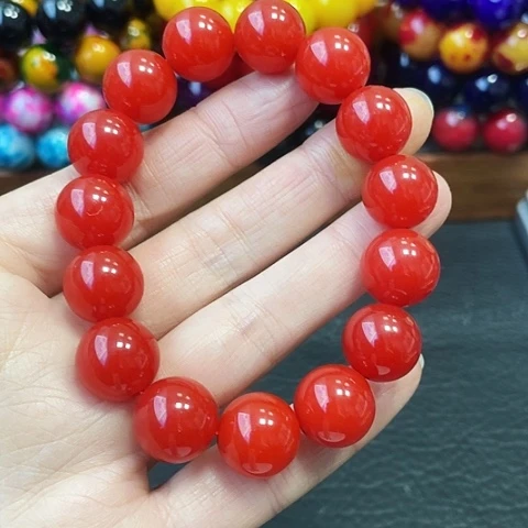 玛瑙未镶嵌手饰血胆金莲14