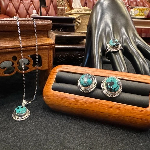 925银银制品 西吴尔严选好物三件饰品套装精美手工银制