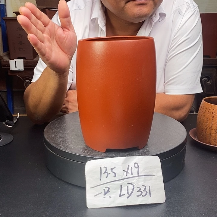 紫砂花盆货号一只LD331