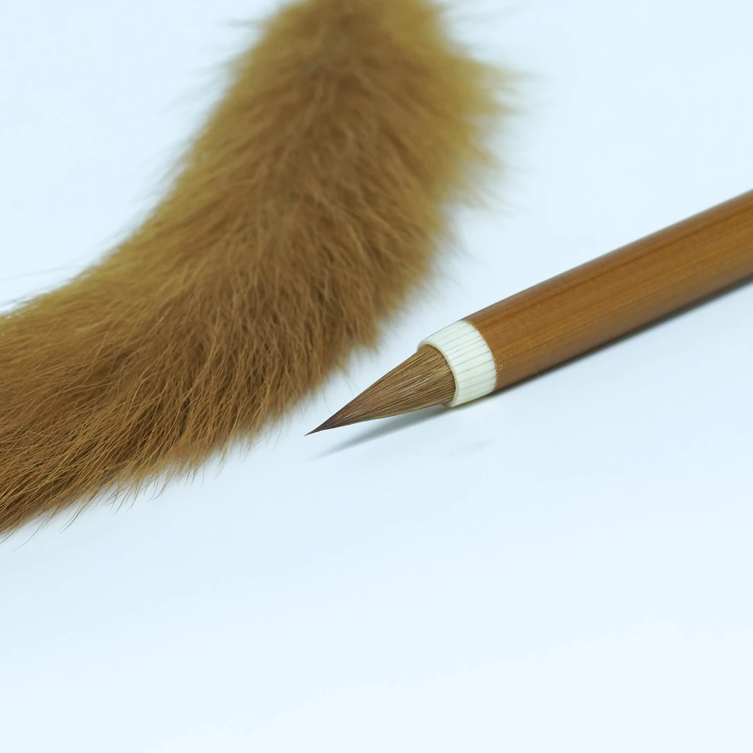 【陈曌老师推荐】有道同尘6*21mm专业级狼毫小楷行书手札毛笔弹性好