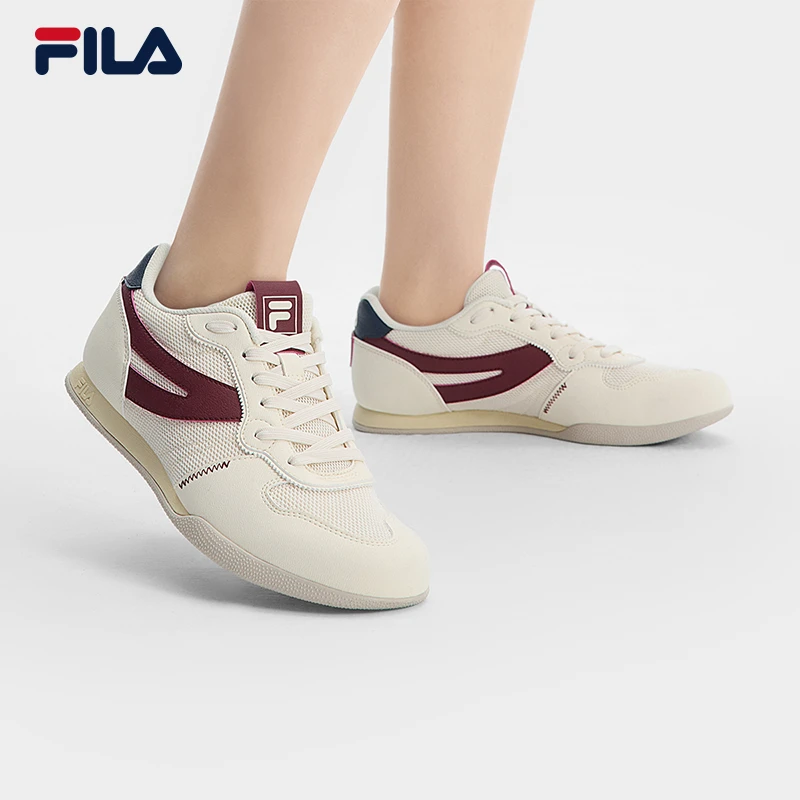 Fila/斐乐情侣【德训薄底弧边鞋】新款时尚潮流经典休闲运动板鞋