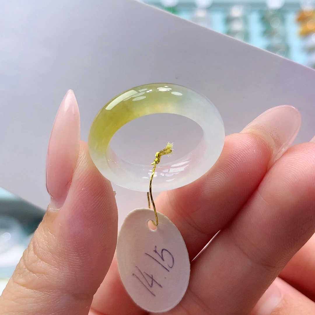 未镶嵌戒指翡翠1415圈