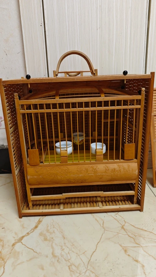 直播间黄豆鸟笼纯手工