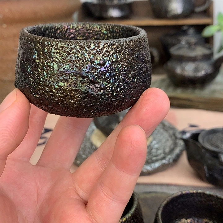 有***矣荥经黑砂馒头窑特价杯