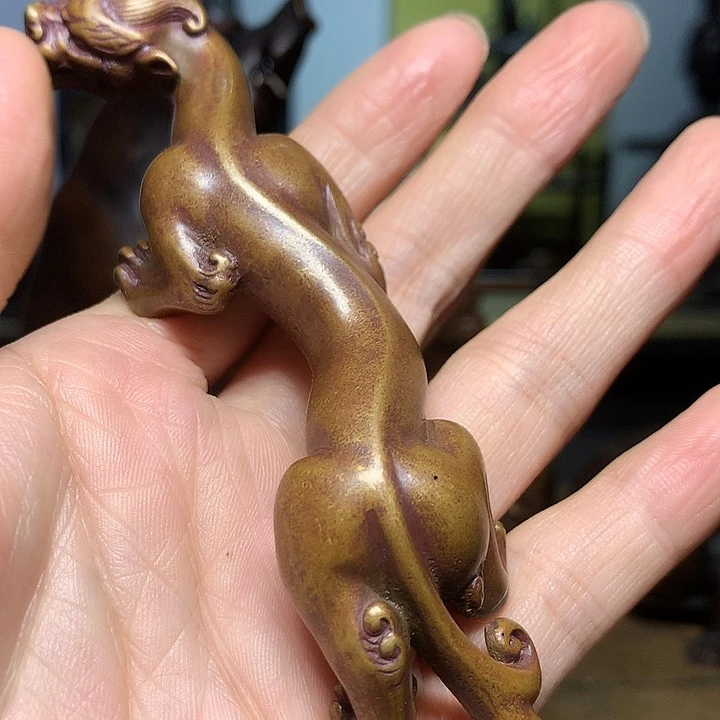 铜§****❧茶宠 螭龙 摆件