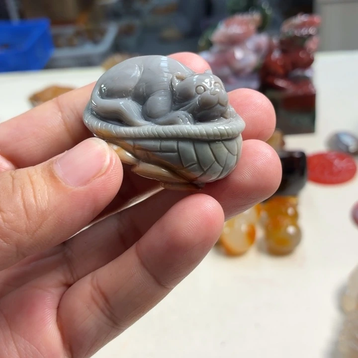 玛瑙/玉髓未镶嵌吊坠(不含链)