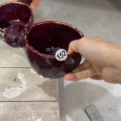 盘柳*熠樹日式手捏餐具茶具