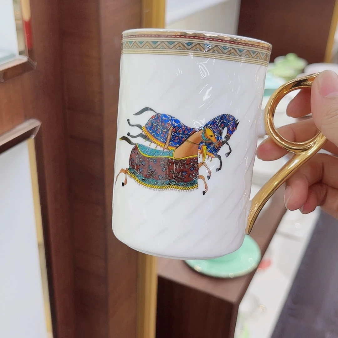 骨瓷400ml骨瓷马克杯