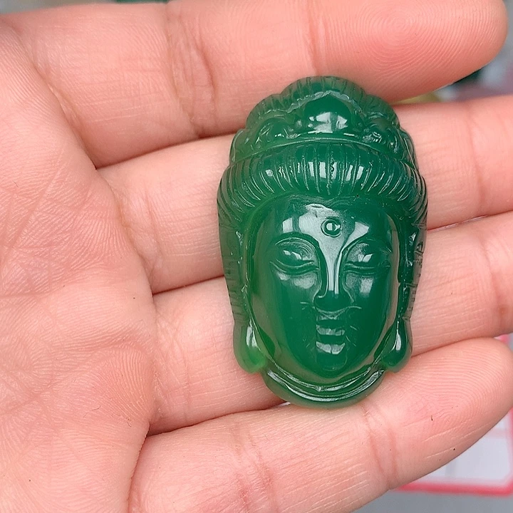 三***南玛瑙/玉髓未镶嵌颈饰