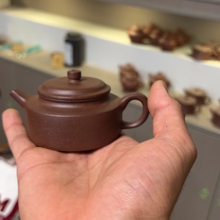 紫砂茶壶特练紫泥德钟95cc