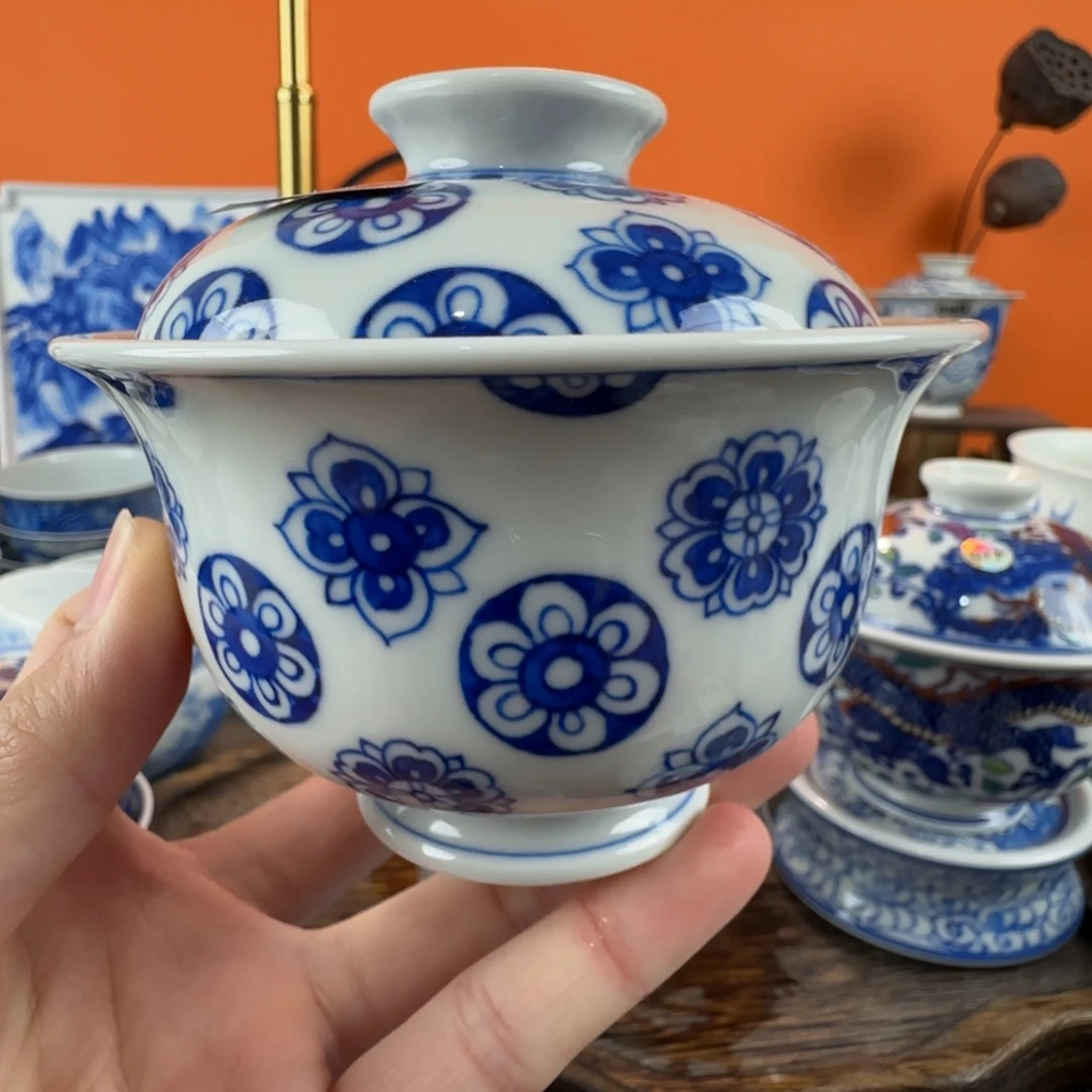 瓷片景德镇手绘青花瓷器018