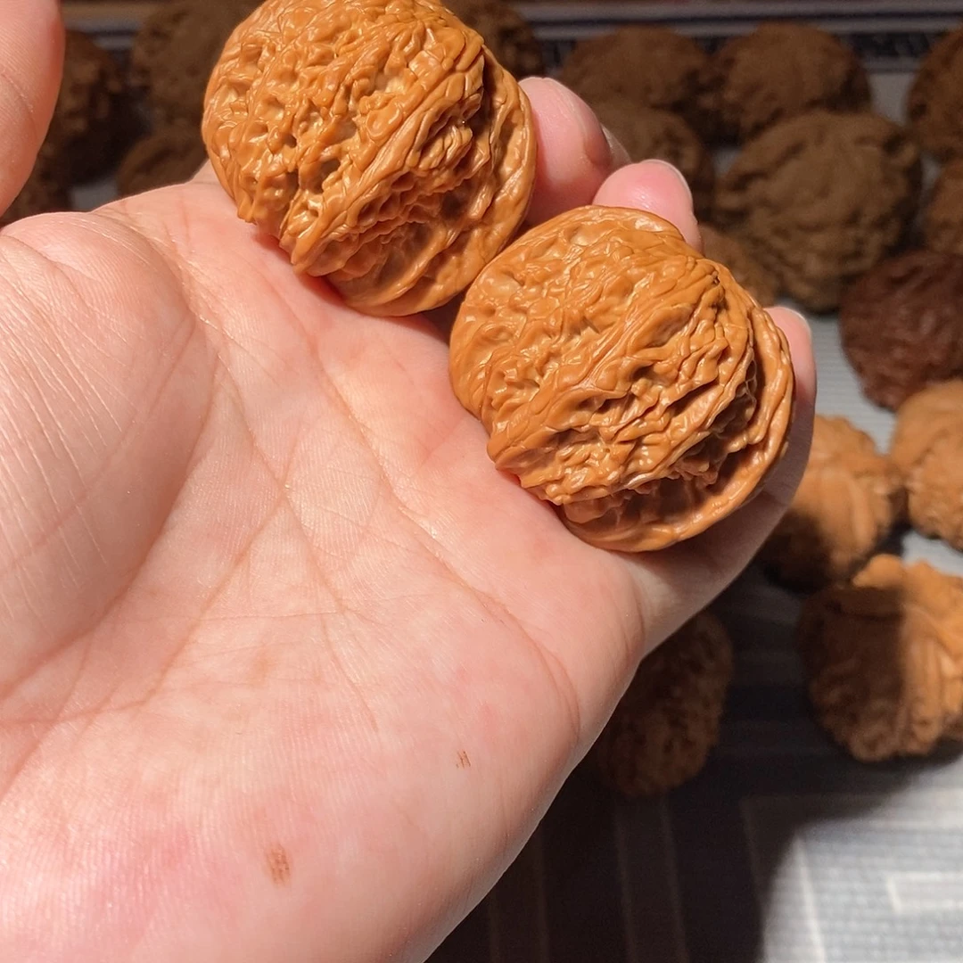 把件文玩核桃010磨盘挺正的了42尺已打底