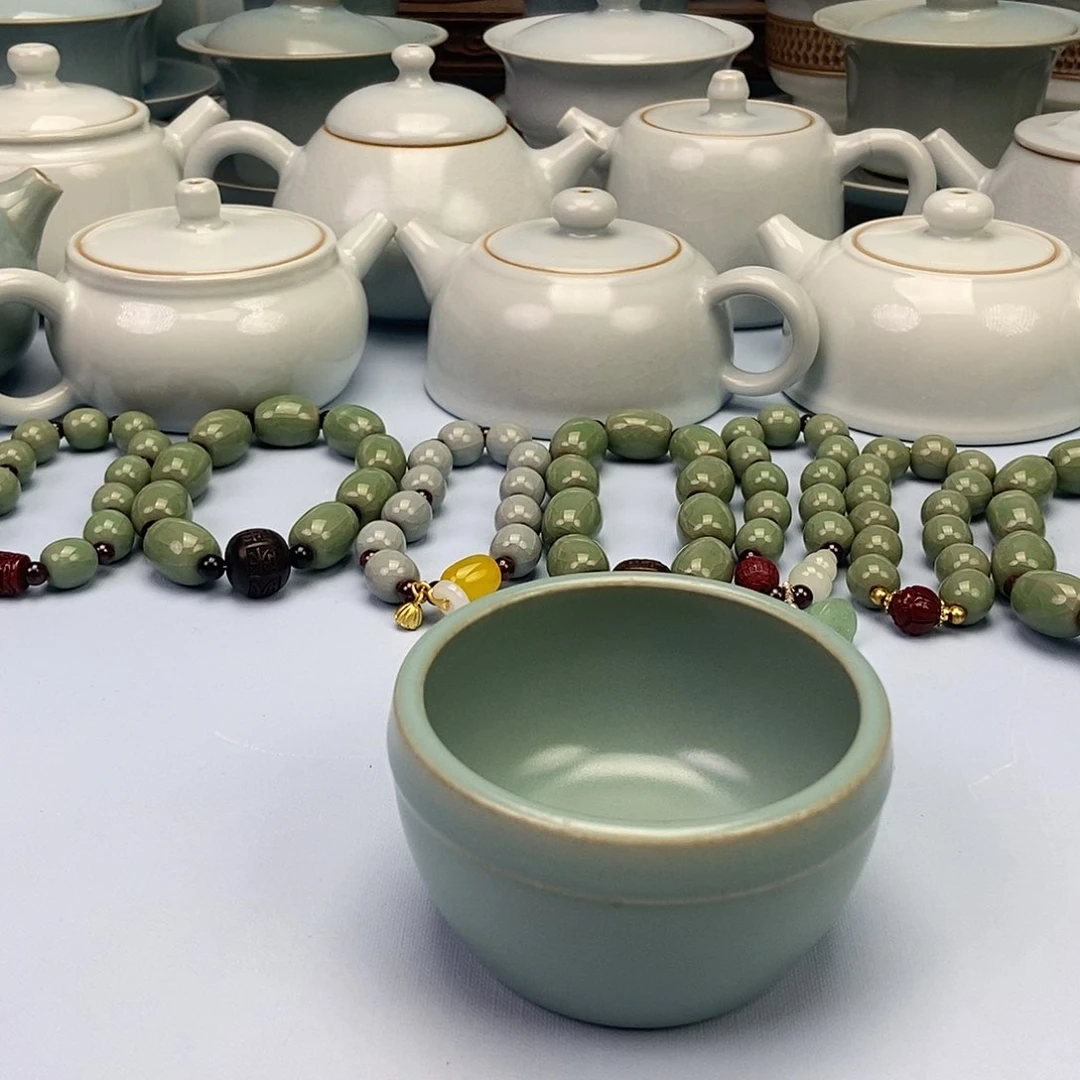 杯孤品微微瑕仿古釉缸杯原矿原釉原产地