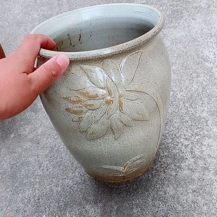 紫砂花盆正品口20高25