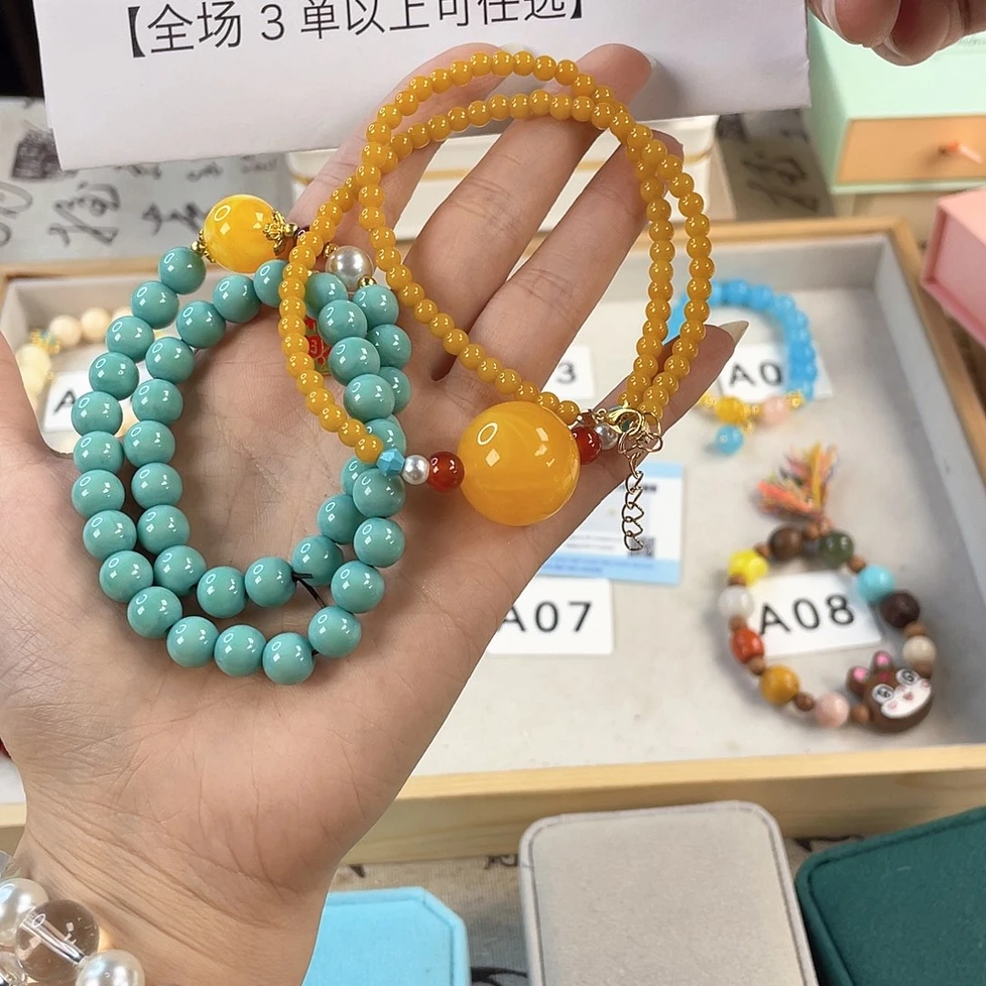 针钠钙石手饰银S925镀金镶嵌旺**仙