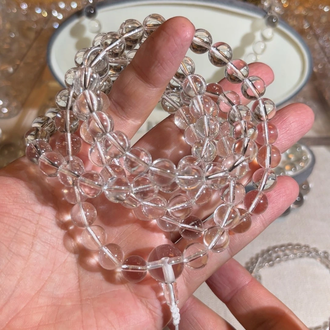 【闪购商品】水晶手链未镶嵌圆珠108 10