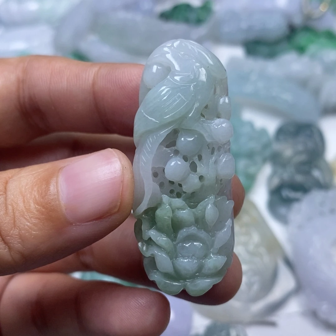 颈饰未镶嵌翡翠翡翠