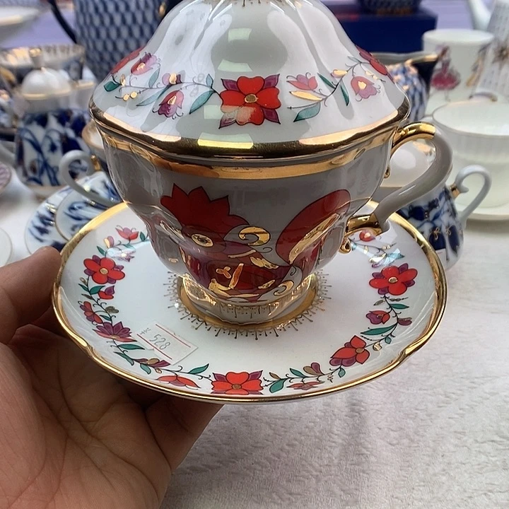 一***圆一杯一碟全新全品