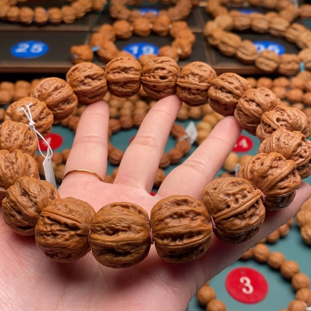 文玩核桃手串23尺寸元宝八棱