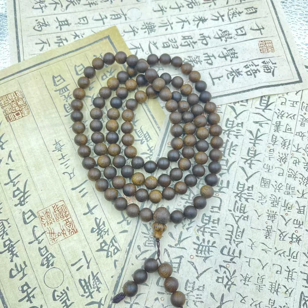 【善缘】c0804圆珠-沉香长串(多样性发货)