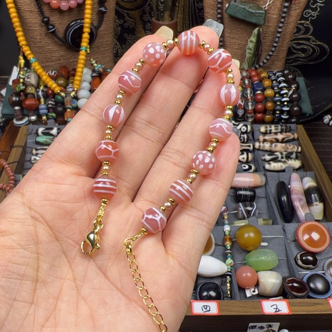 玛瑙/玉髓未镶嵌手链