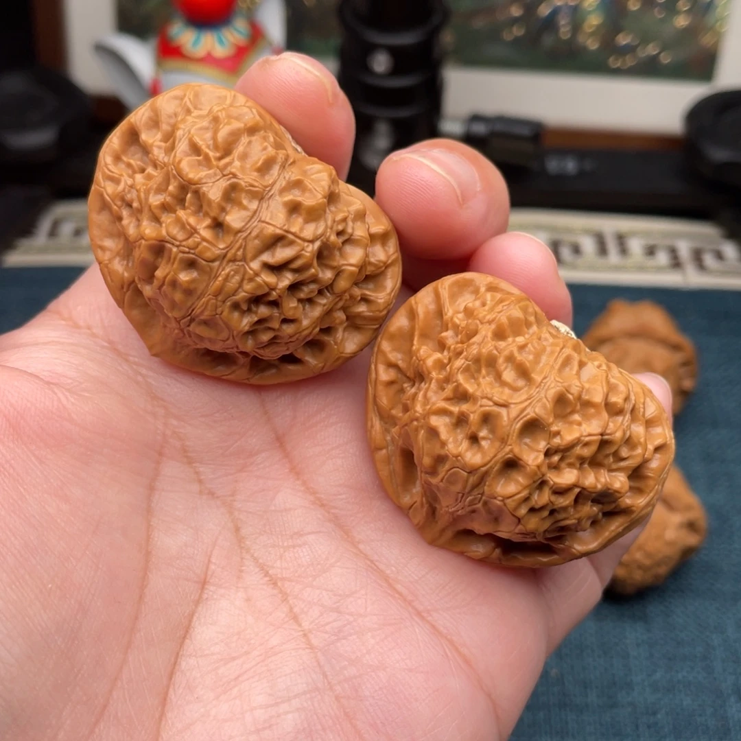 把件文玩核桃桃心宫灯44