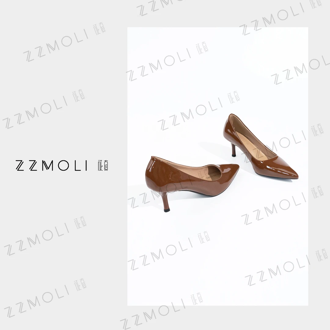 ZzMoLi征真 时尚气质尖头性感裸色高跟鞋女士细跟鞋子ZBX0165-1