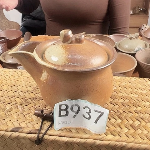 雷州窑一把手茶壶B937盖碗