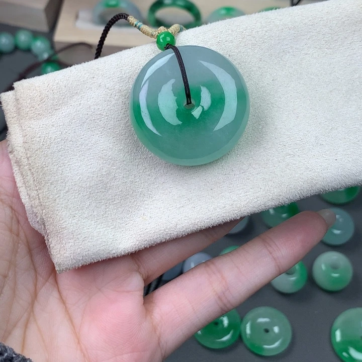 静***！平安扣吊坠项链挂坠