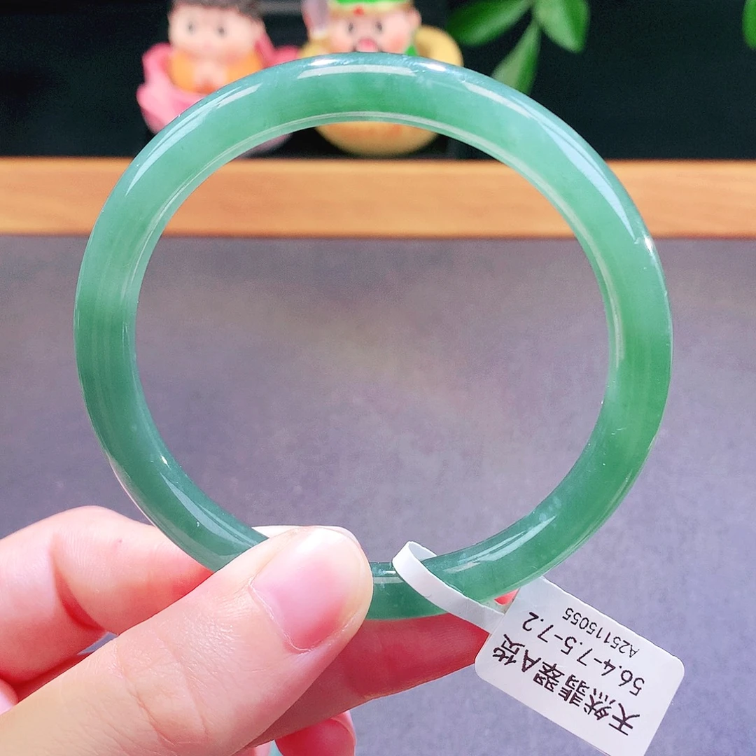 翡翠未镶嵌手镯天然翡翠