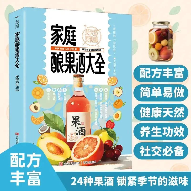 家庭酿果酒大全 自家酿果酒配方天然饮品调理身体书籍