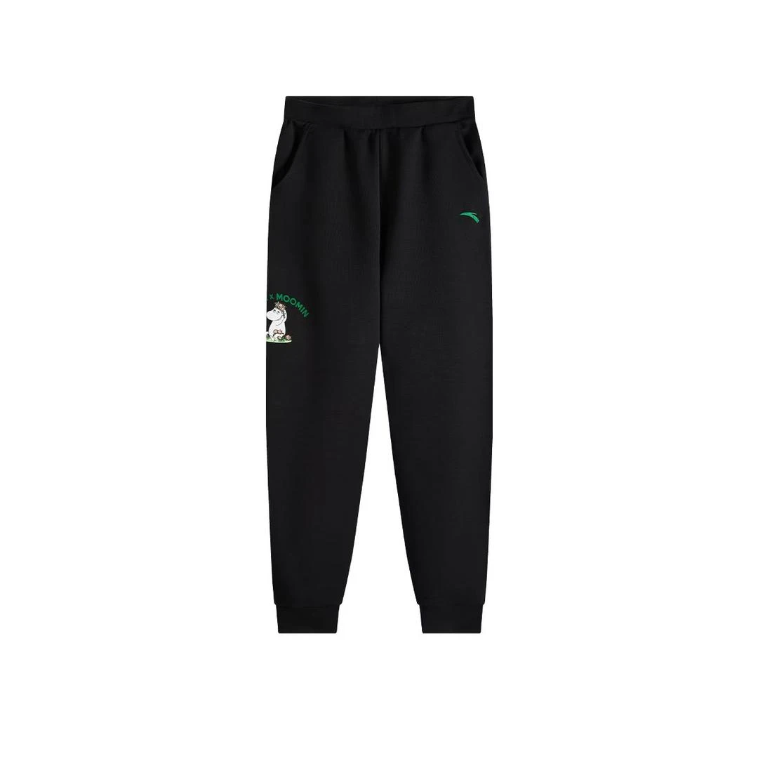 【女童专享价】安踏儿童女大童潮流系列针休闲织运动长裤362518722