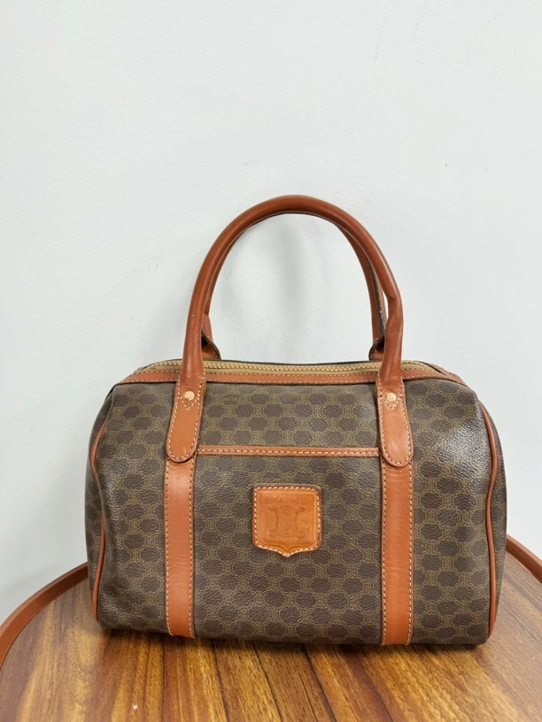 95新 Celine/思琳 全原老花波士顿 手提包